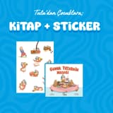 go╠ênu╠êl tey stciker kitap