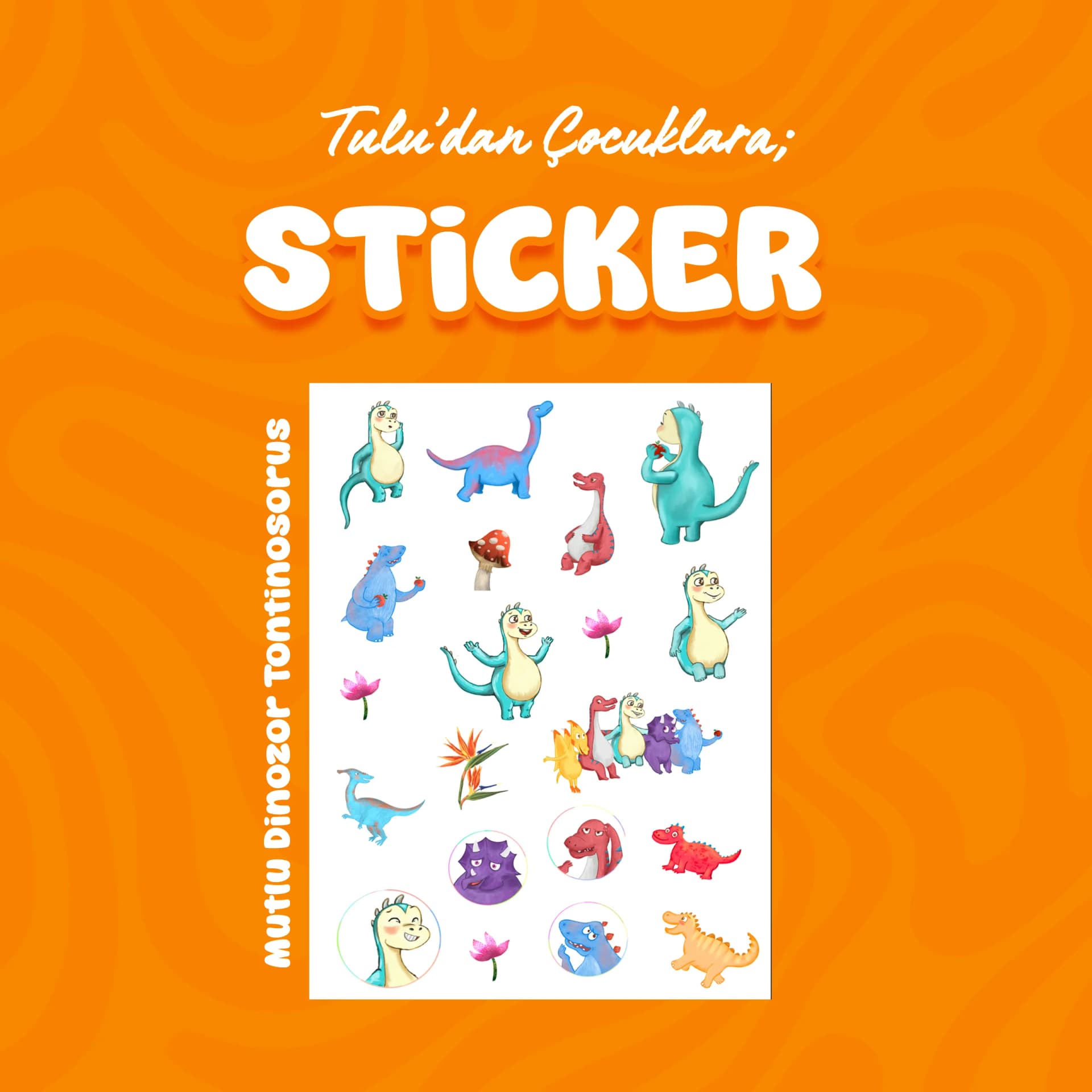 mutlu din sticker
