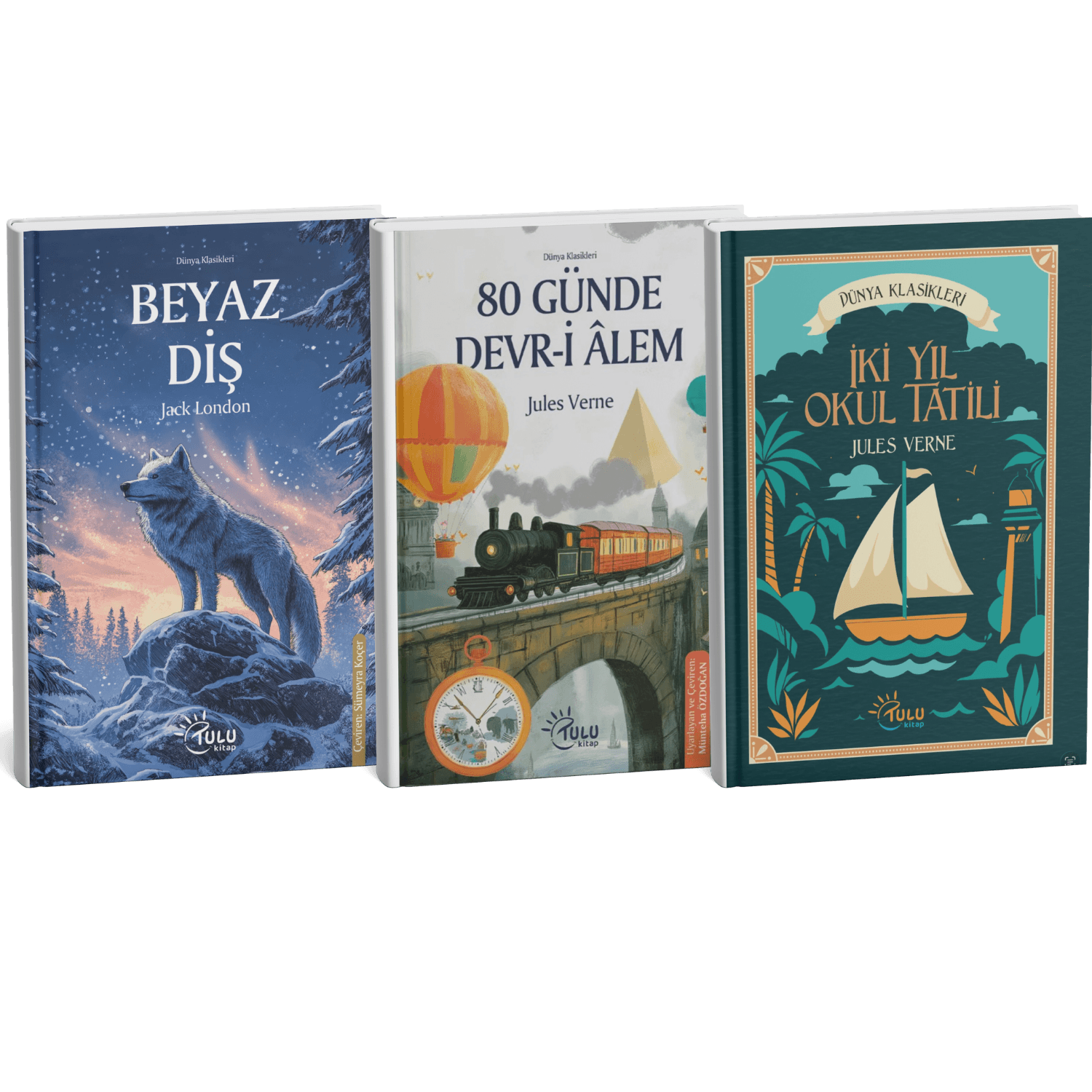 TULU KLASİKLER SERİSİ | Beyaz Diş + İki Yıl Okul Tatili + Seksen Günde Devrialem
