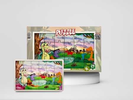MUTLU DİNOZOR AHŞAP PUZZLE