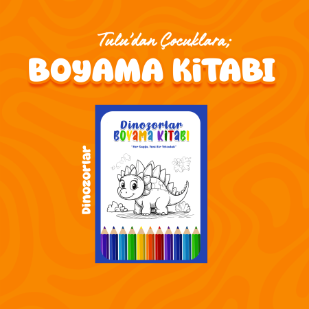 DİNOZORLAR BOYAMA KİTABI
