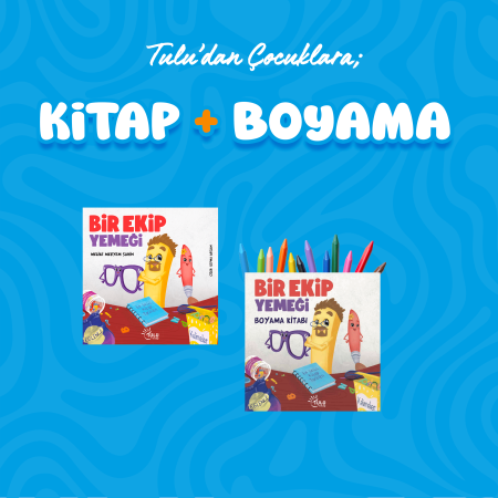 BİR EKİP YEMEĞİ KİTABI + BOYAMA KİTABI
