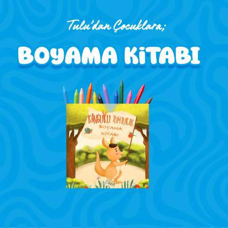 KANGURU TUMTURAK BOYAMA KİTABI