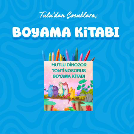 MUTLU DİNOZOR TONTİNOSORUS BOYAMA KİTABI