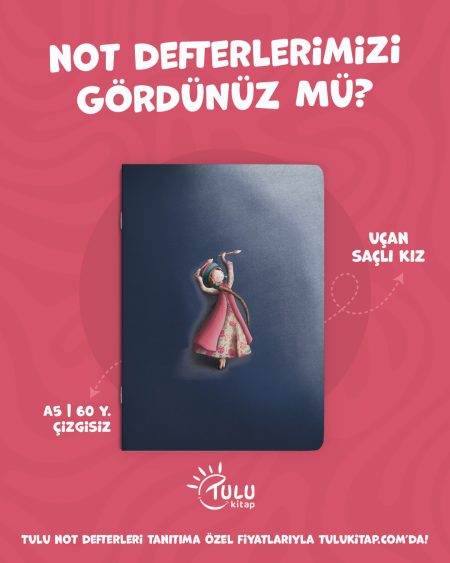 Uçan Saçlı Kız Not Defteri